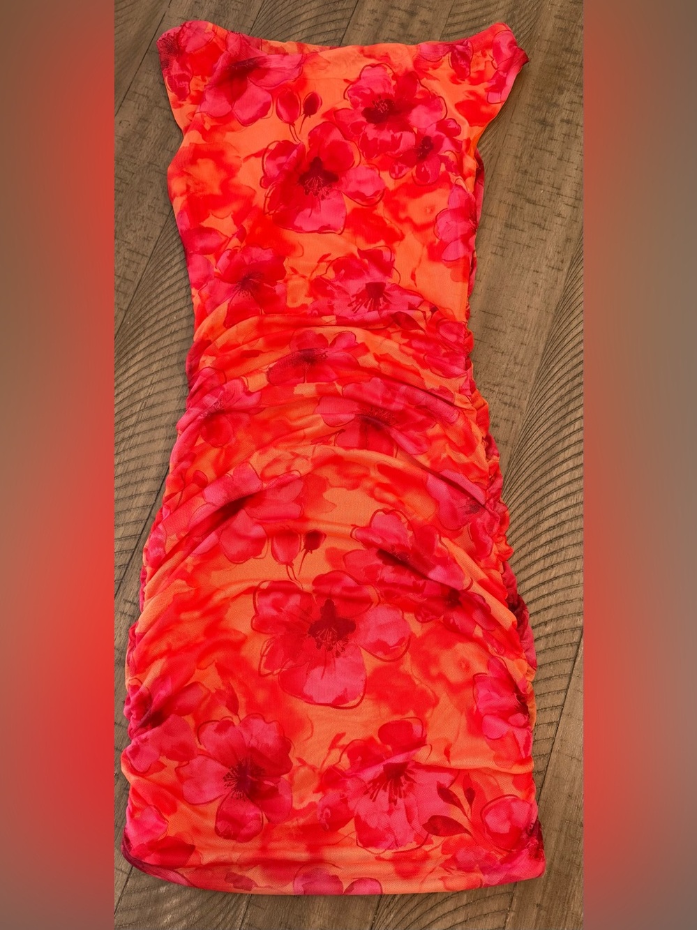 Red Floral Dress